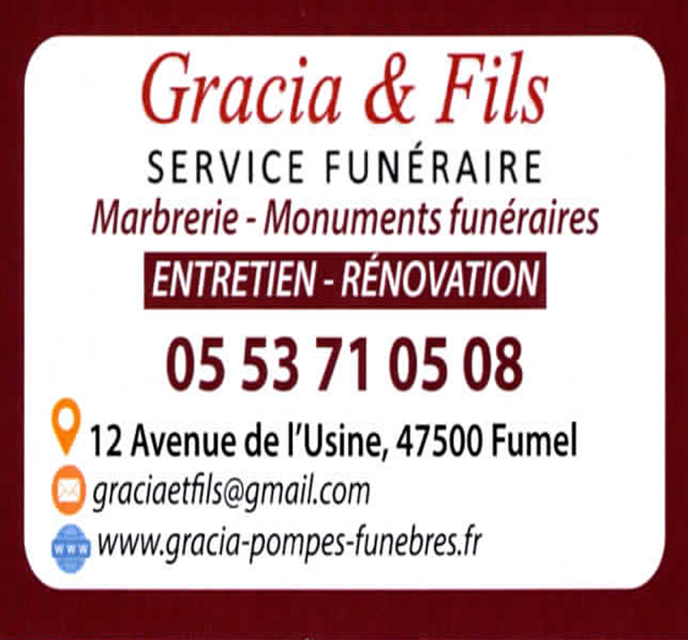 Mailto graciaetfils@gmail.com