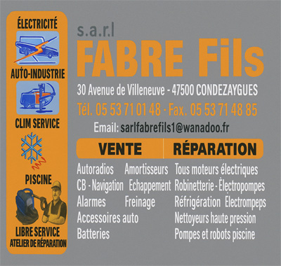 Mailto Ets Fabre et Fils